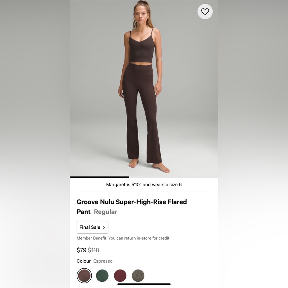 Lululemon Flared Pant